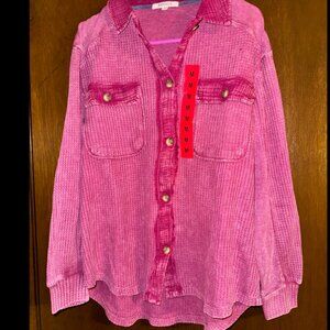 New! Women's Button Down Shirt, Size M